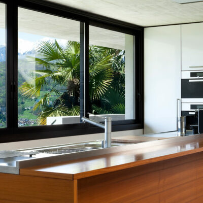 A Small Contemporary Guest House with Compact Living